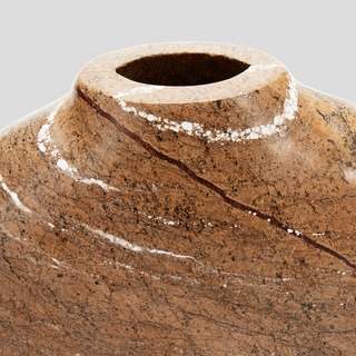 Celeste Vase, Ellipse - Forest Brown