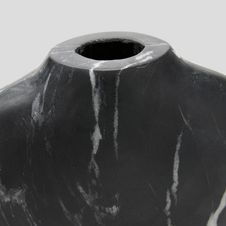 Celeste Vase, Ellipse - Noir