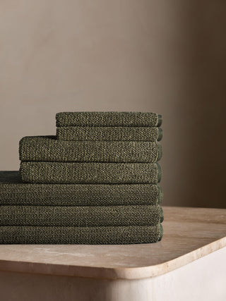 Tweed Olive Hand Towel